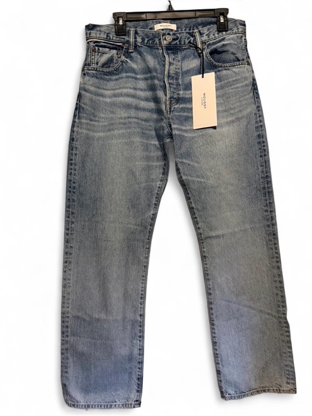 Moussy Women’s MV Sahlen Light Blue Straight-Leg Jeans size 29 - Picture 4 of 10